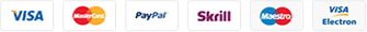 Moyens de paiement acceptés