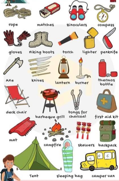 Outils de camping