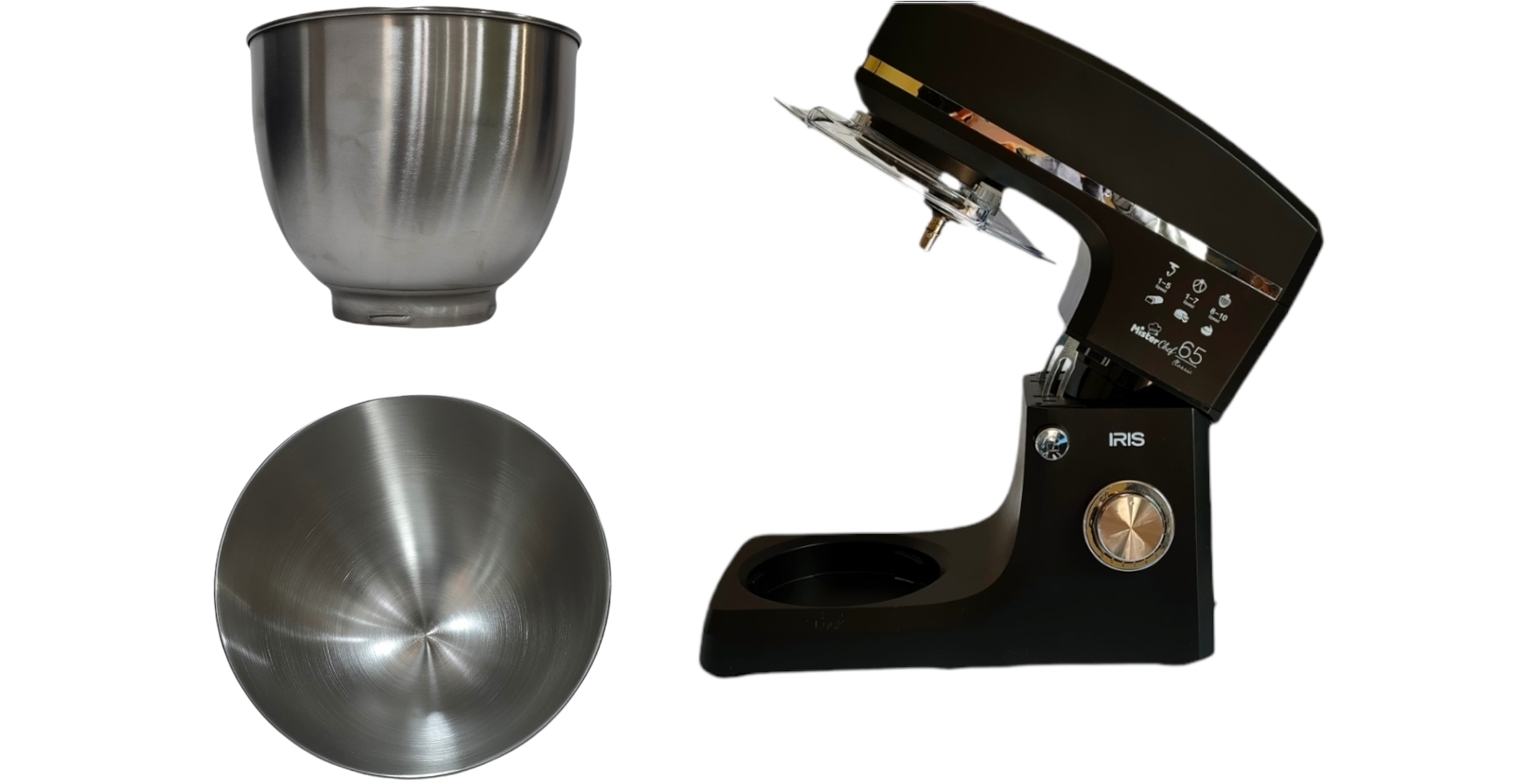 عجان pétrin iris 1200w 6.5l 2