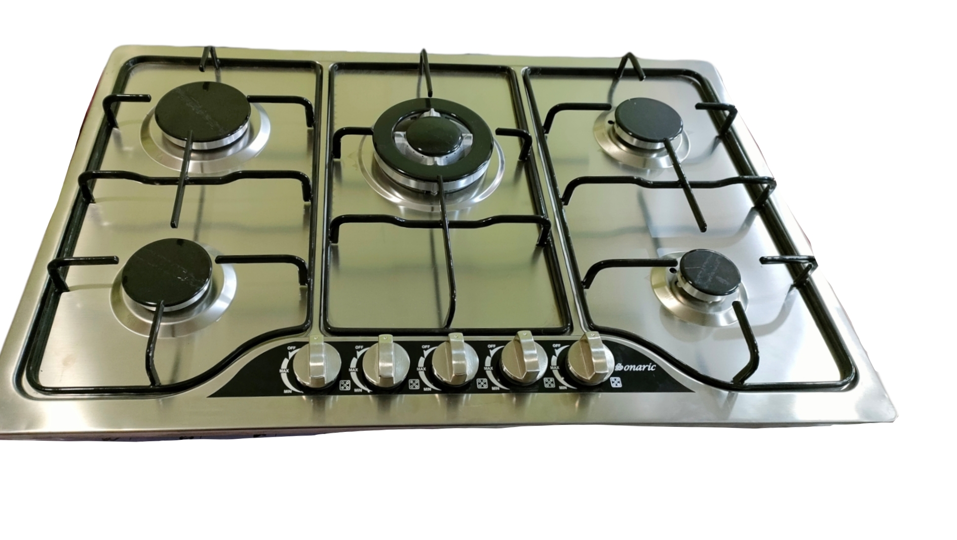 طاولة طبخ 5 شعلات plaque chauffante sonaric 5f inox 4