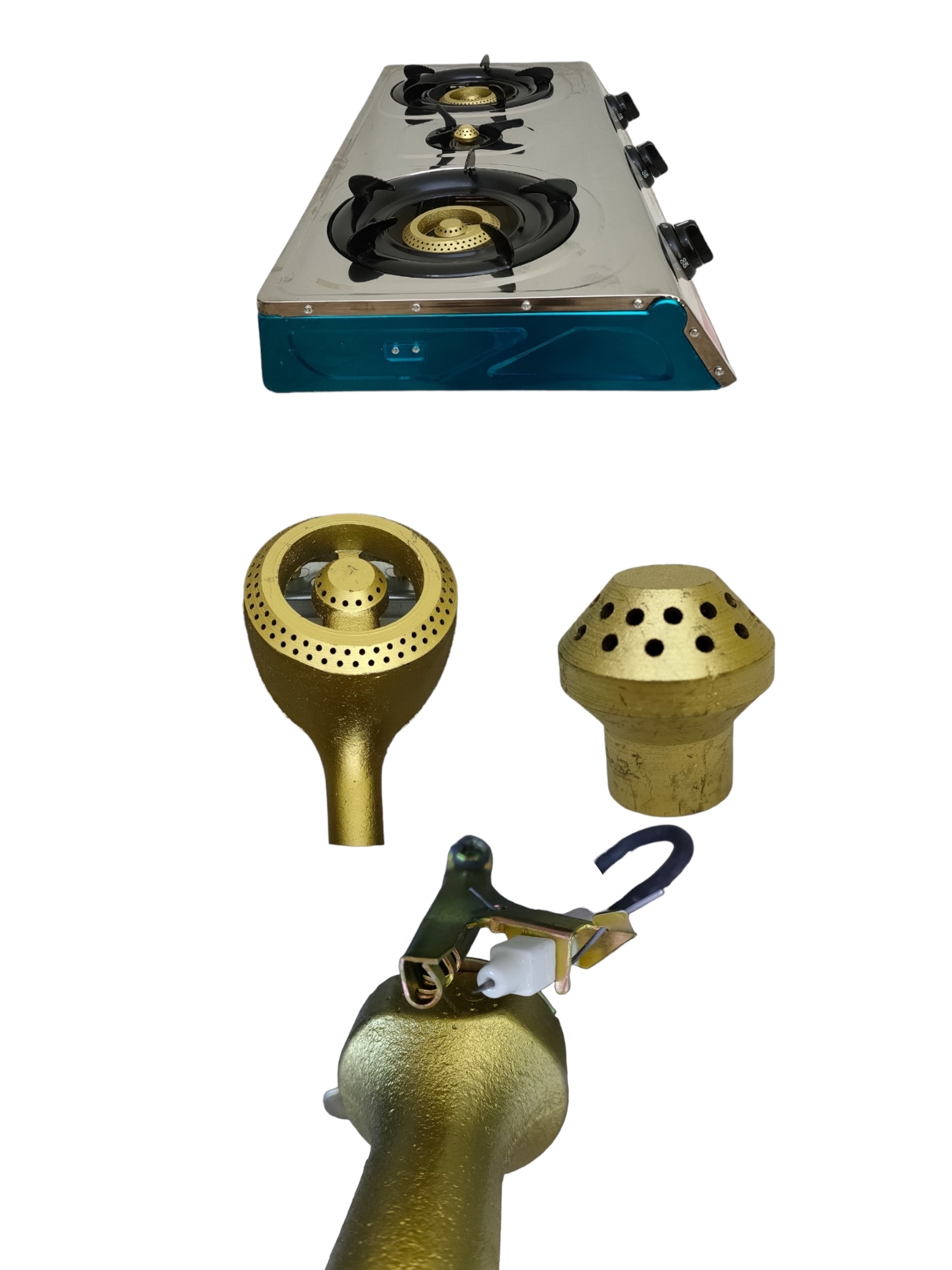 فرن الغاز 3 شعلات Gaz arcodym inox 3