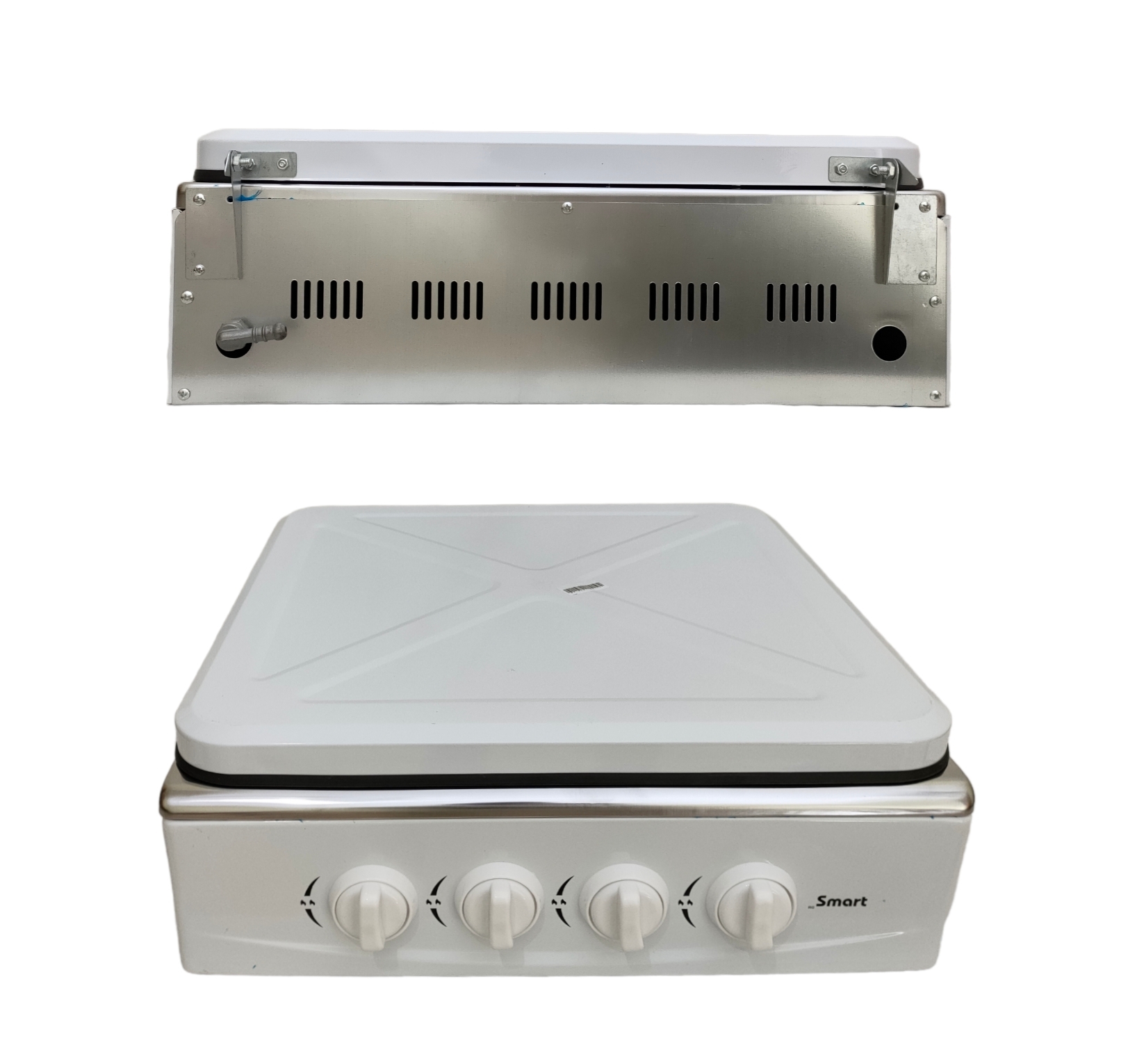 فرن الغاز 4 شعلات gaz 4f inox smart 2