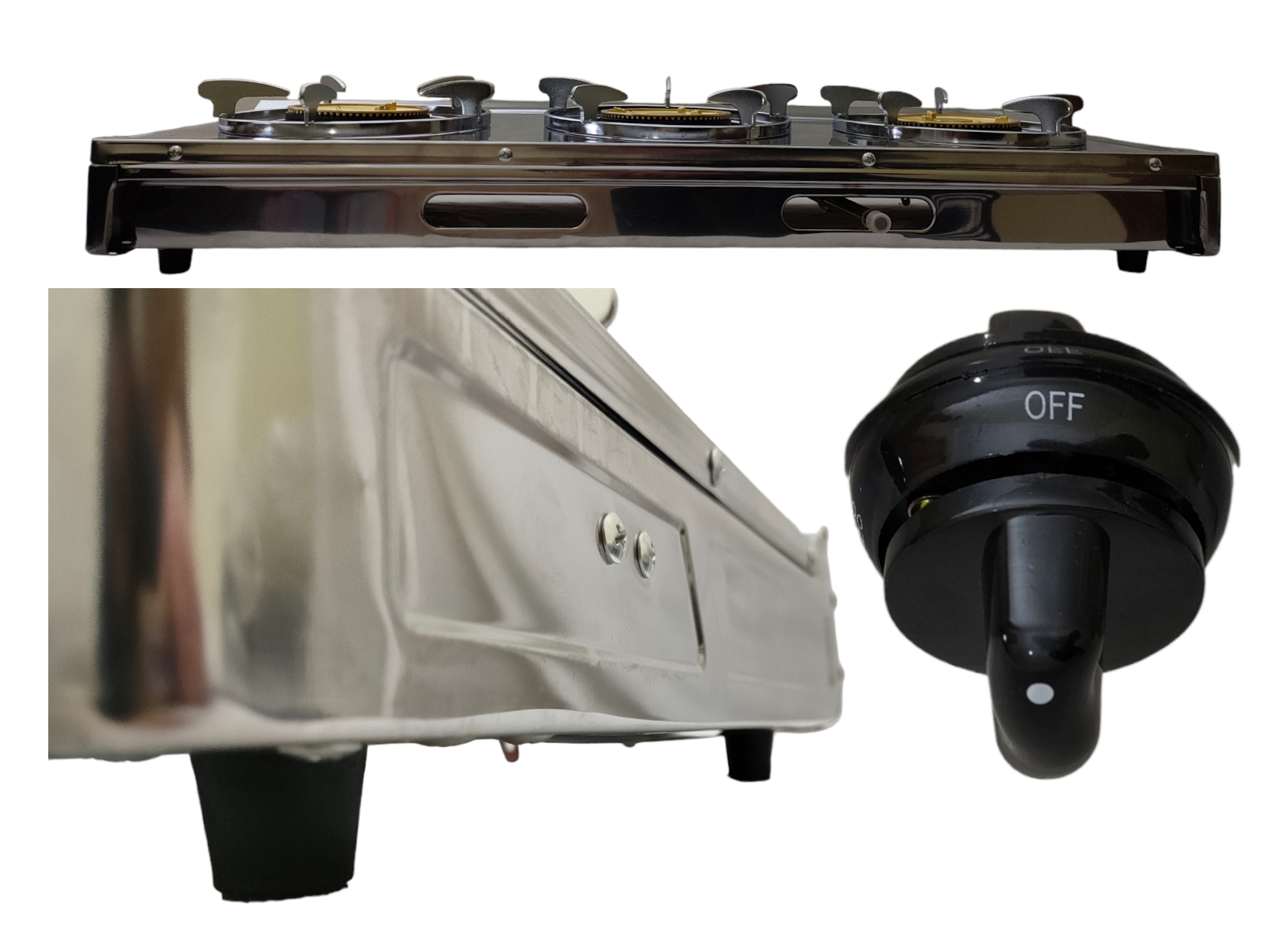 فرن الغاز gaz 3f inox smart 3f 2