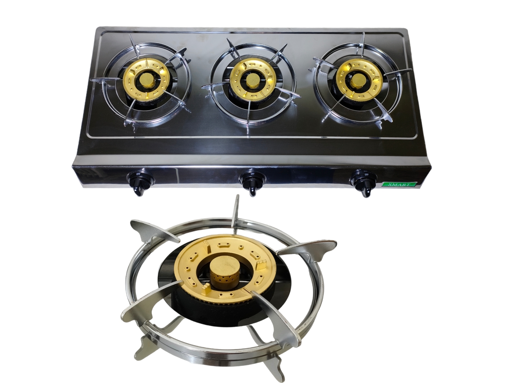 فرن الغاز gaz 3f inox smart 3f 3