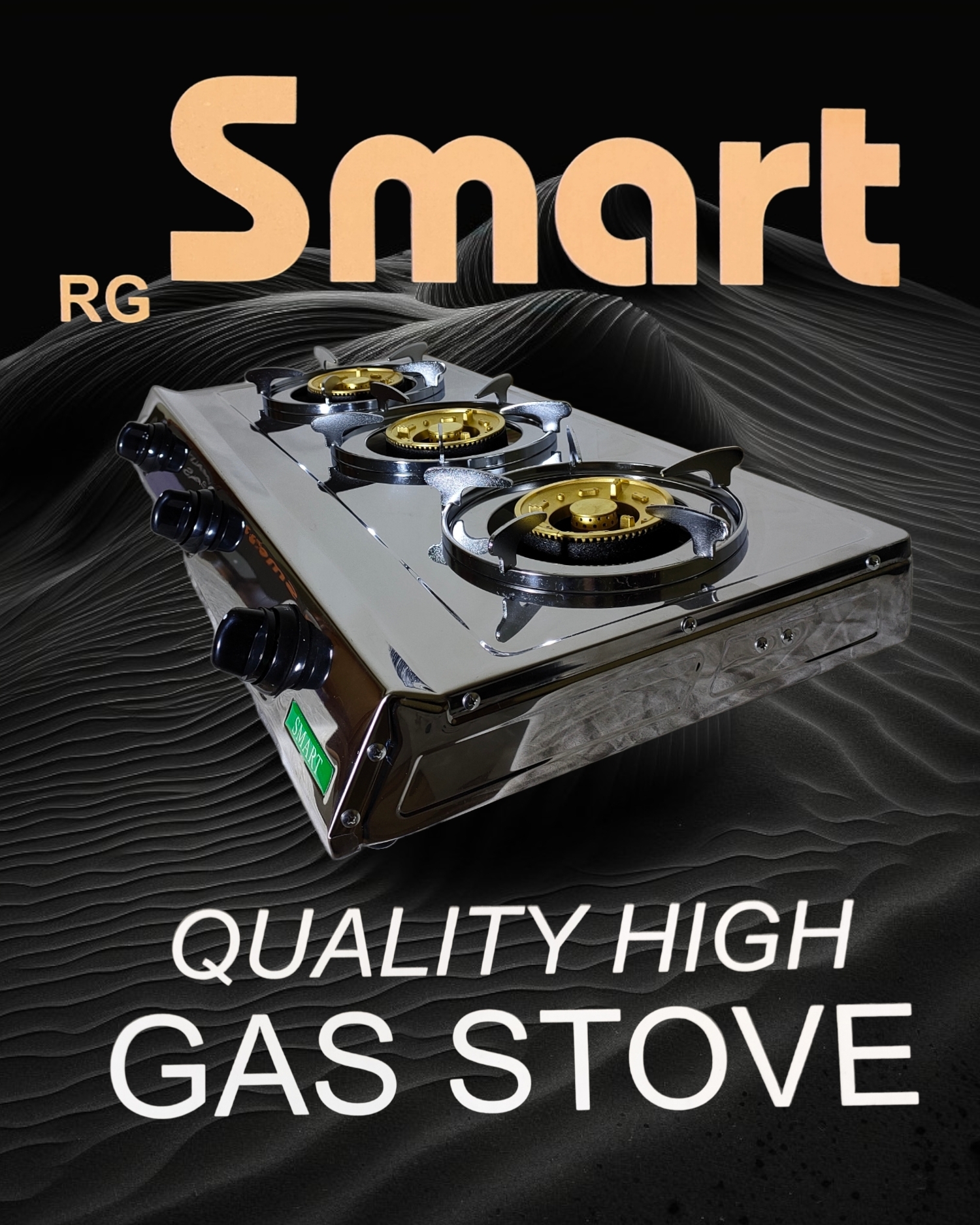 فرن الغاز gaz 3f inox smart 3f 4