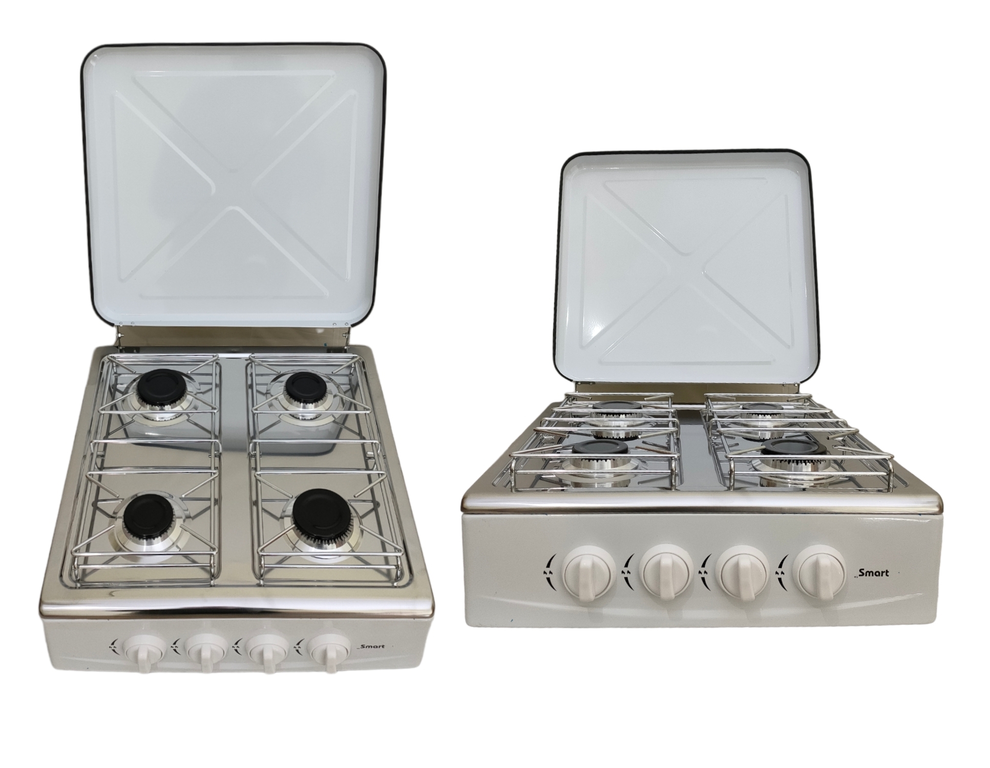 فرن الغاز 4 شعلات gaz 4f inox smart 5