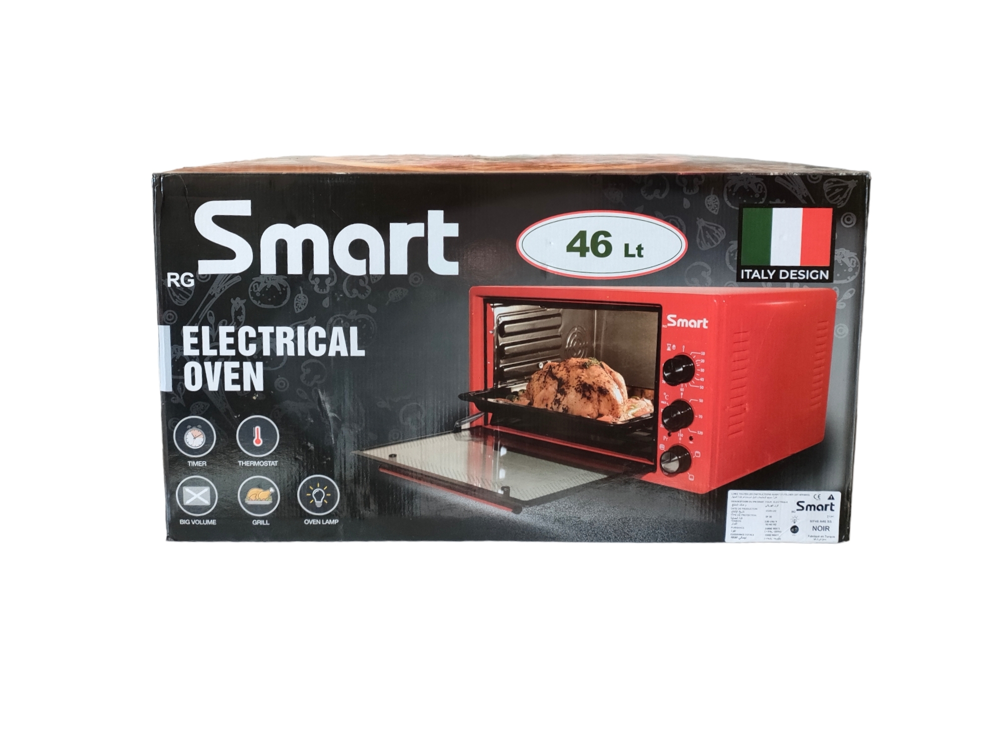 فرن كهربائي four Electrique smart lecteur de poulet 46L 2