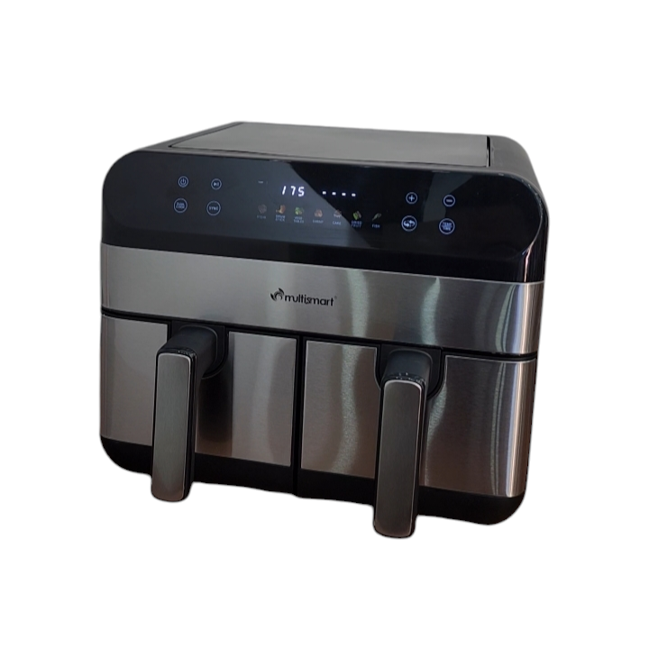 مقلاة هوائية 2 في 1 air fryer multismart double bag 9l