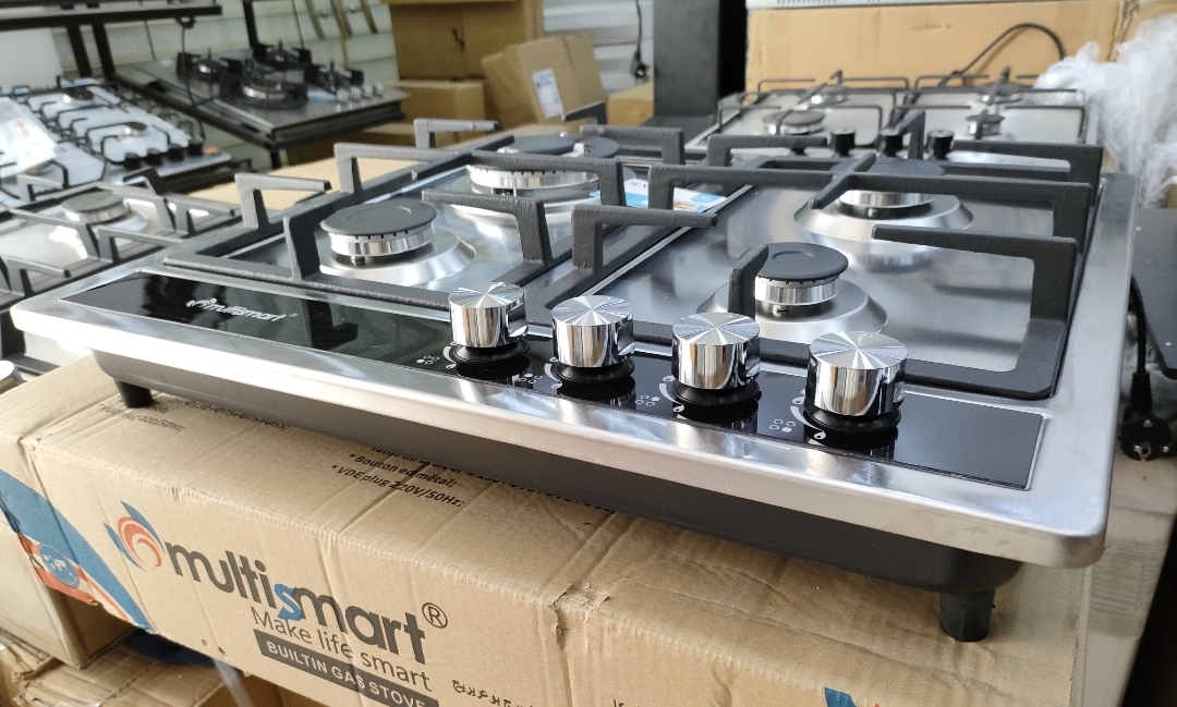 طاولة المطبخ 4 شعلات Plaque chauffante multismart inox fonte thermocouple tabouna 3