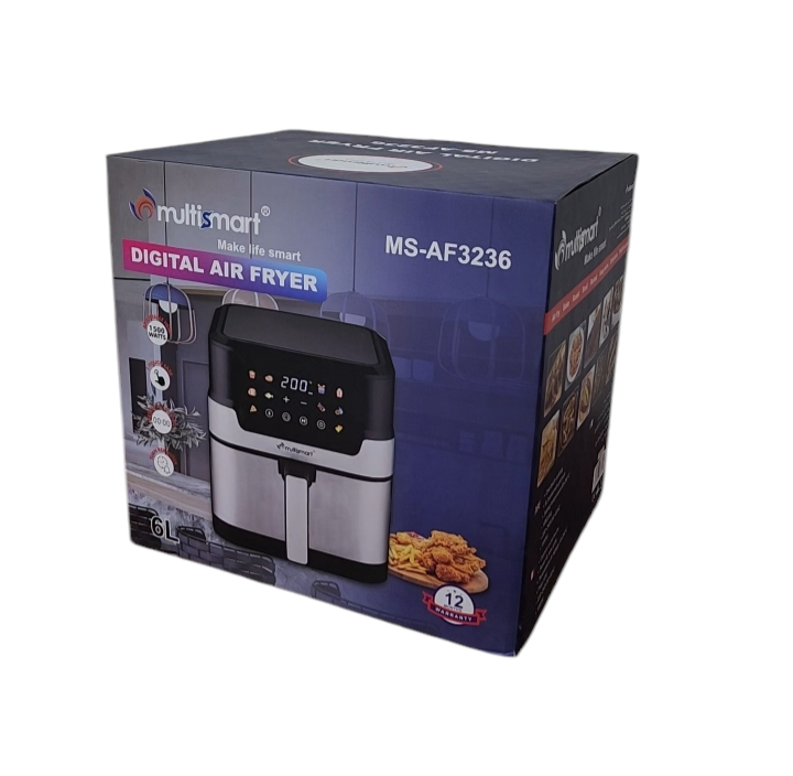 مقلاة هوائية  air fryer multismart   6لتر 5