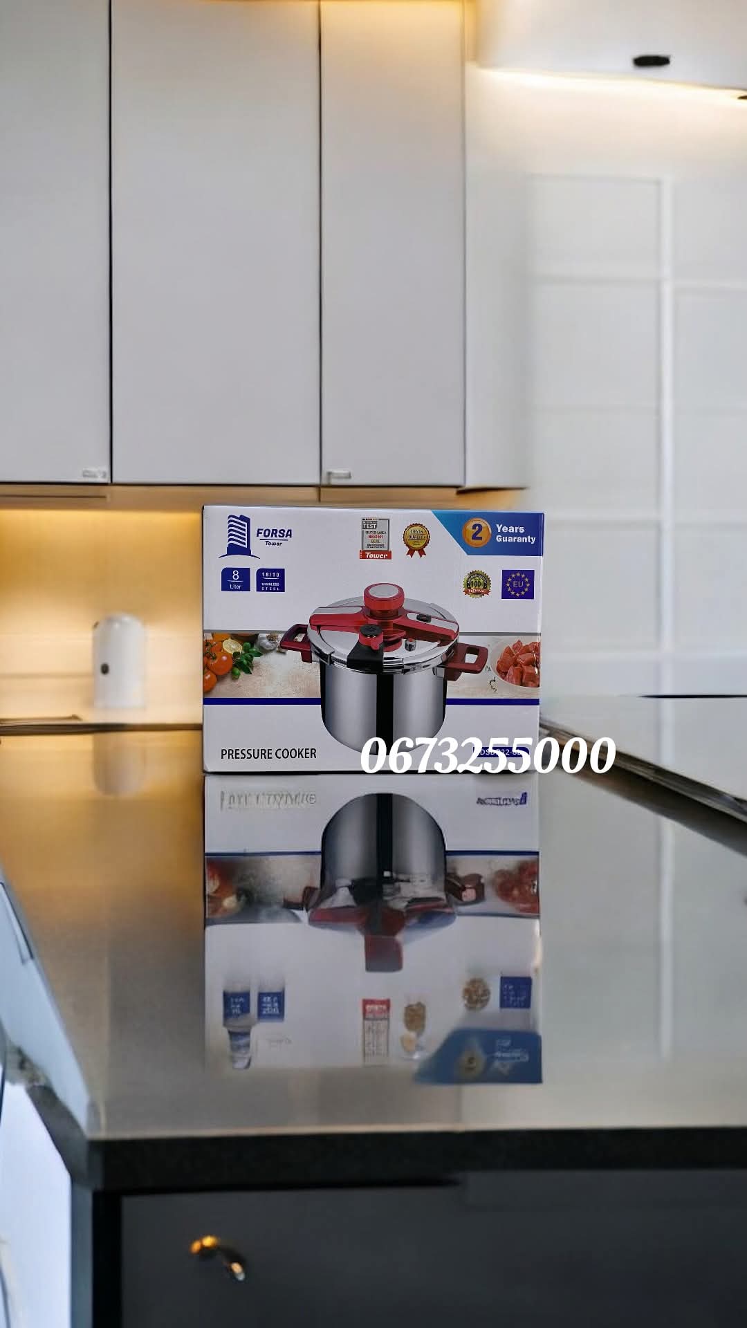Cocotte 8L  forsa inox طنجرة الطهي 2