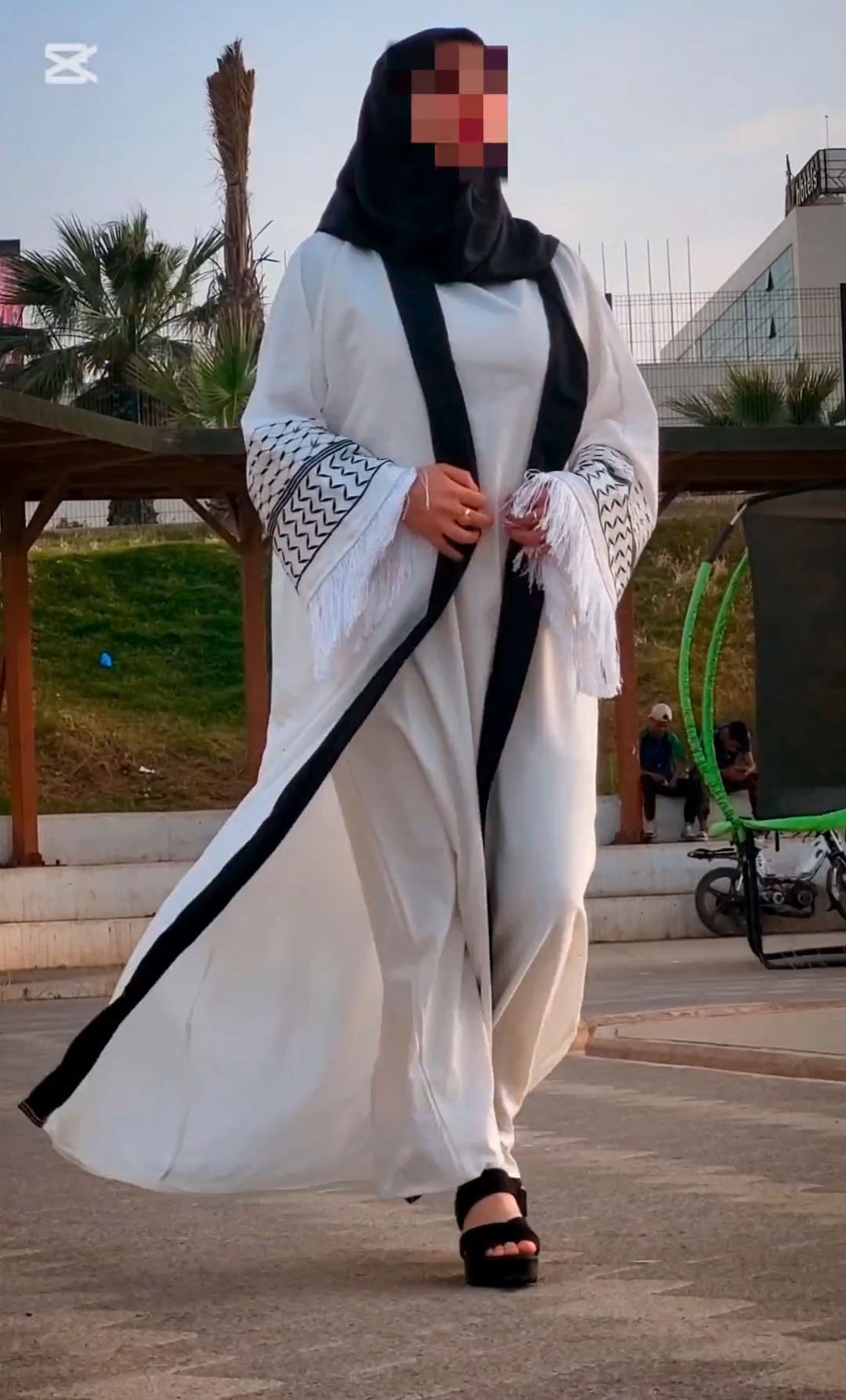 Abaya inspired palastin   🇵🇸