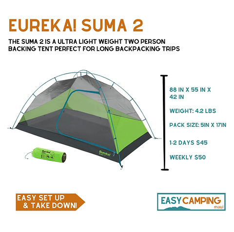 لشخصين Eureka Suma 2 خيمة 2