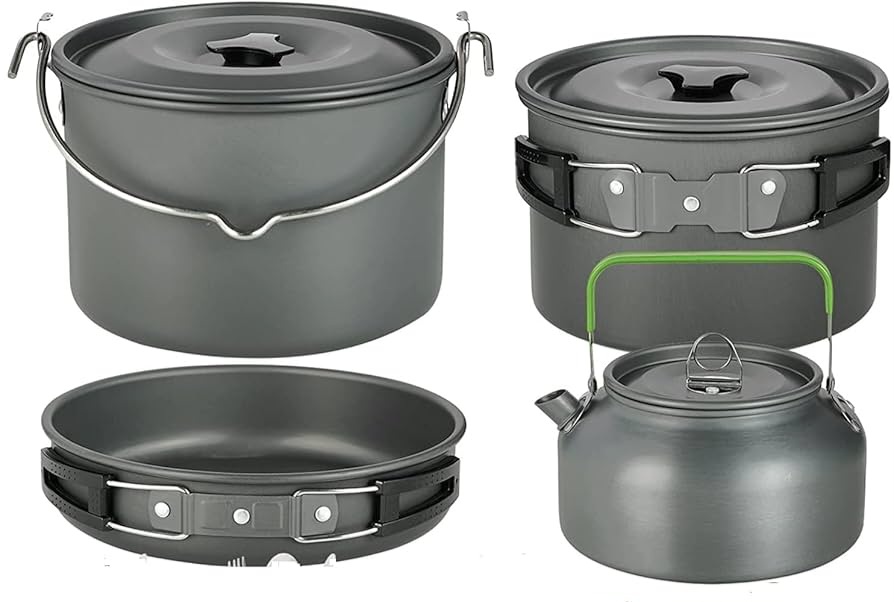 Camping cooking set 4 pieces 3