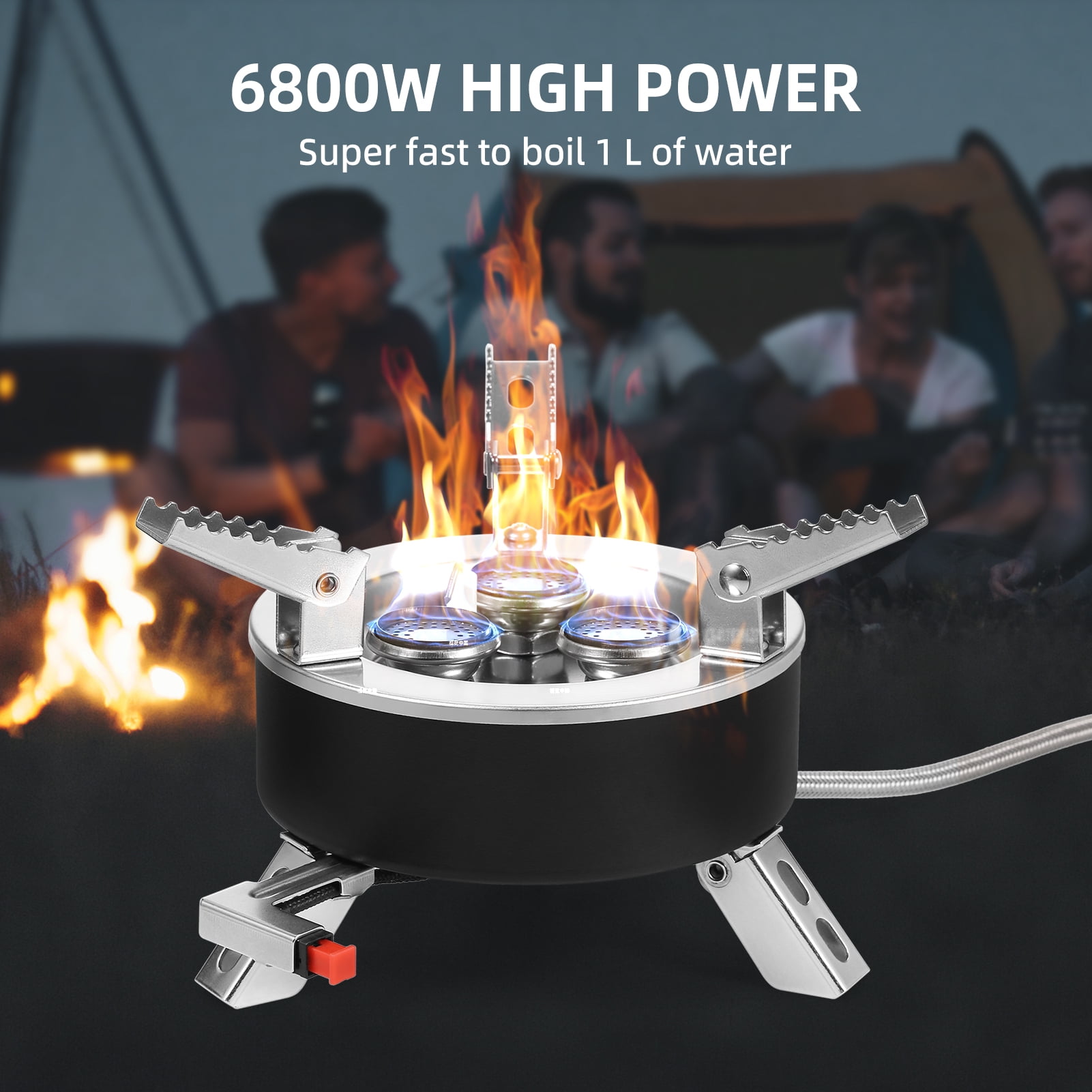 Réchaud 3feu 6800W 3
