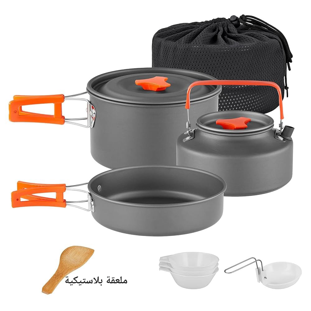 Camping cooking set