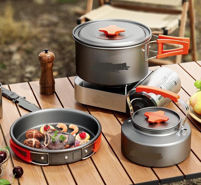 Camping cooking set 5