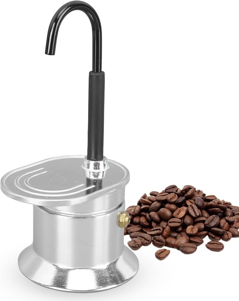 Portable Coffee Maker, Aluminum Cooker 50mL 2