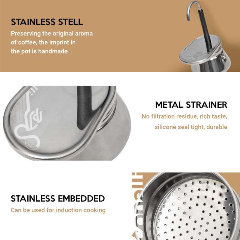 press coffee 1 tasse stainless steel 8