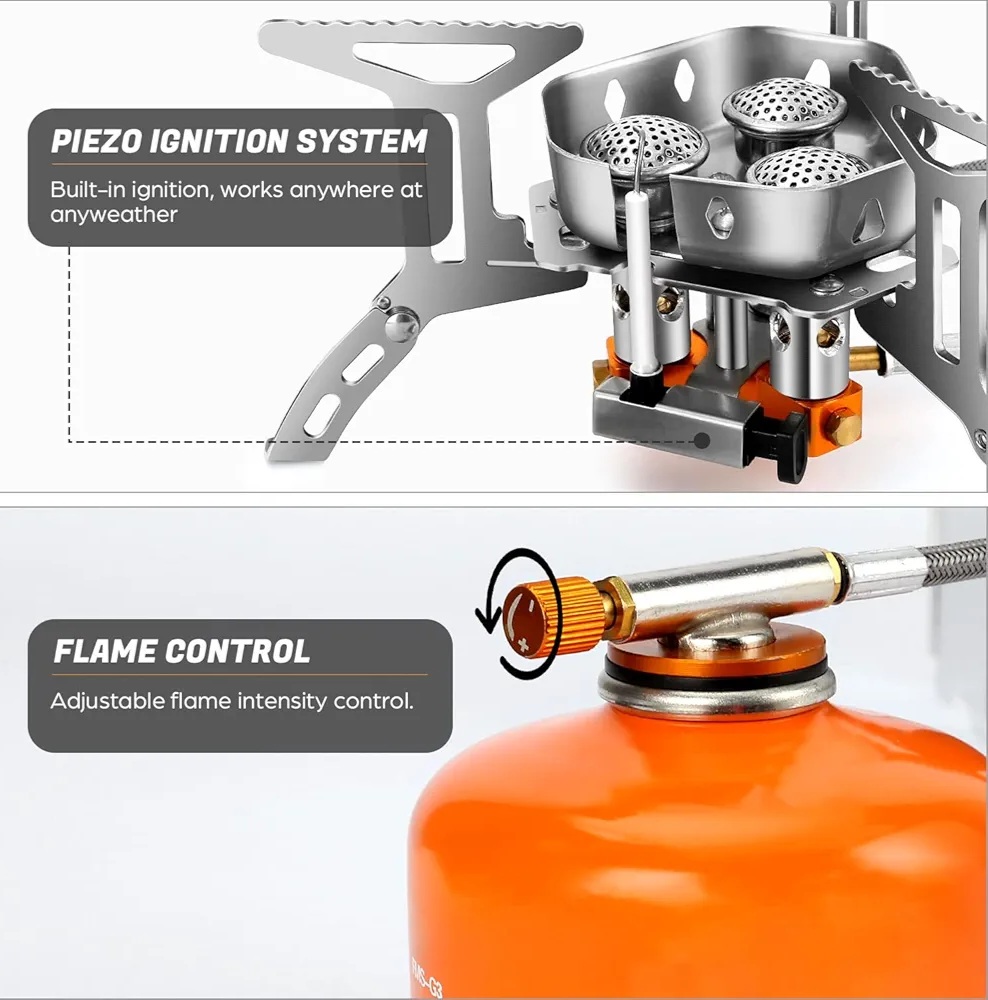 Réchaud 3 feu 6800W 5