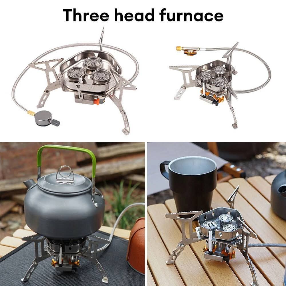 Réchaud 3 feu 6800W 14
