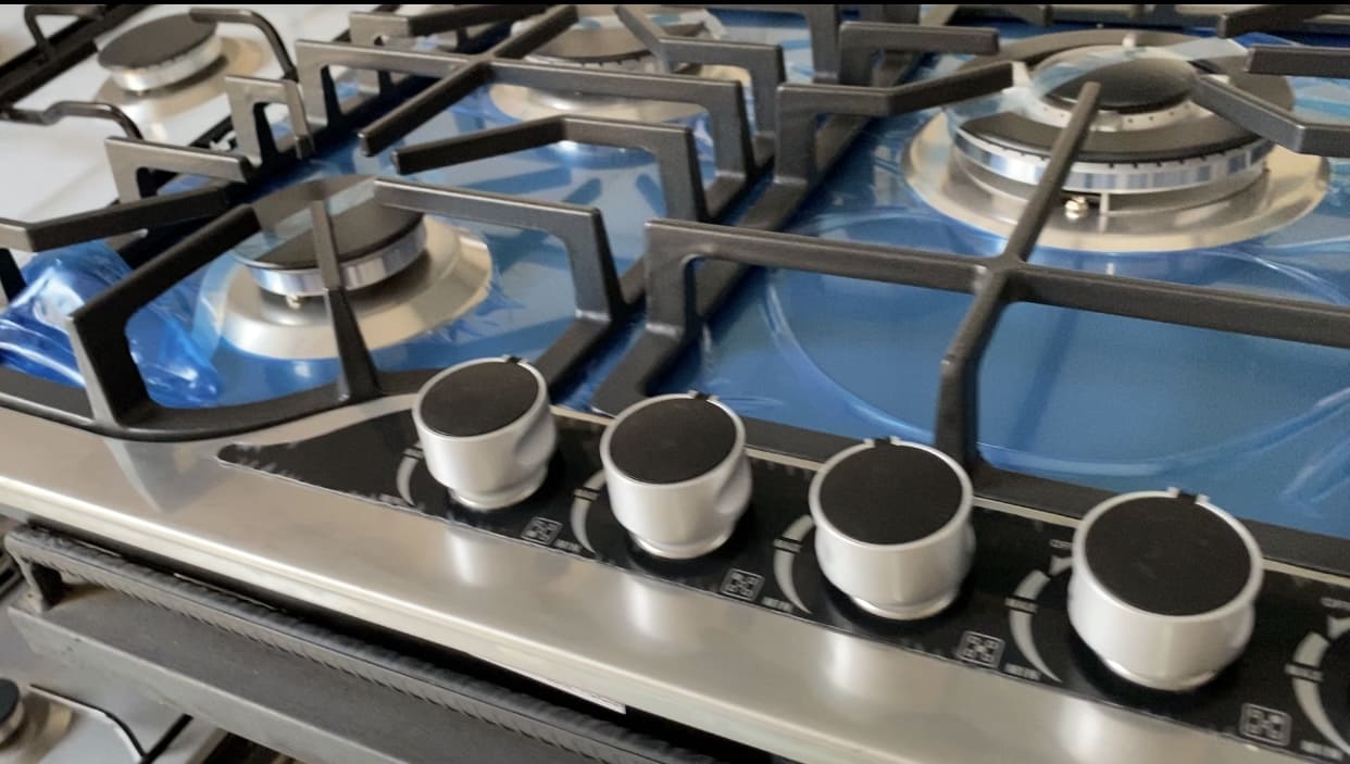 Plaque sonaric inox fonte  طاولة المطبخ 5 شعلات 3