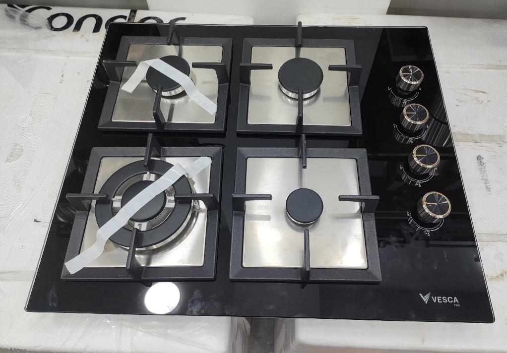 Plaque vesca céramique inox fonte 4f طاولة المطبخ سيراميك