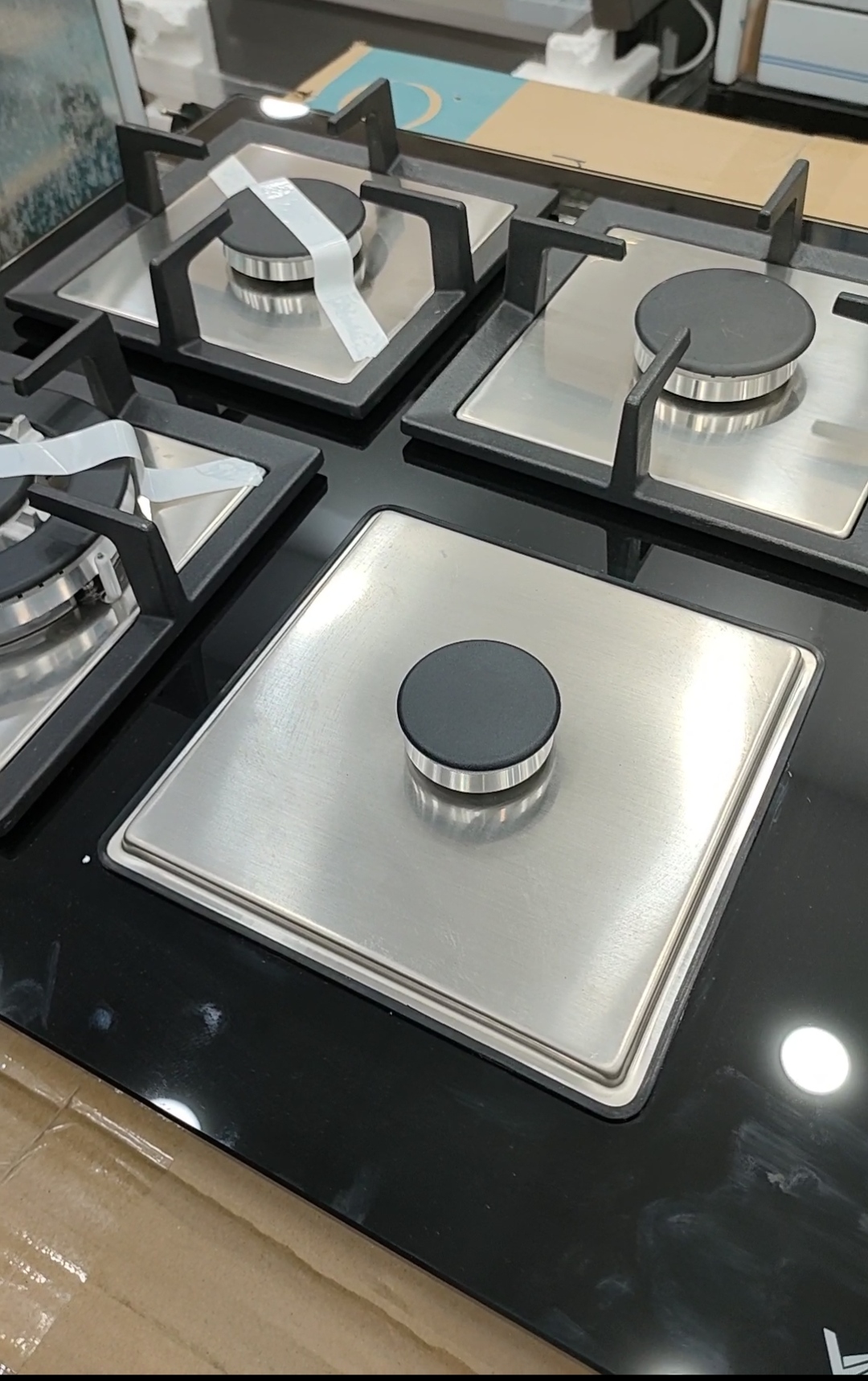 Plaque vesca céramique inox fonte 4f طاولة المطبخ سيراميك 6